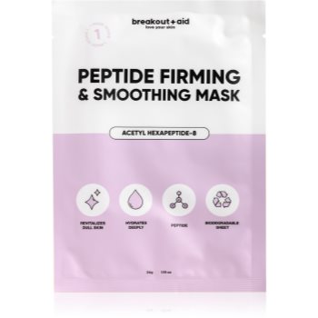 breakout + aid Peptide Firming & Smoothing Mask masca pentru celule cu peptide - imagine 2